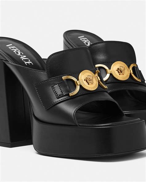 versace medusa booties|Versace platform medusa.